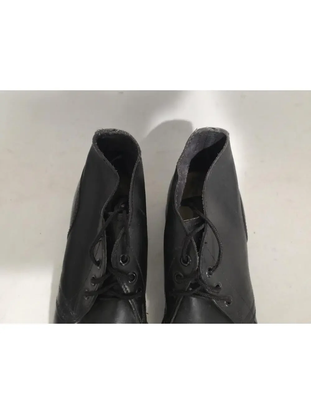 ADDISON SHOE COMPANY boots vintage leather chukka lace up 1980 steel toe 80s 6 N
